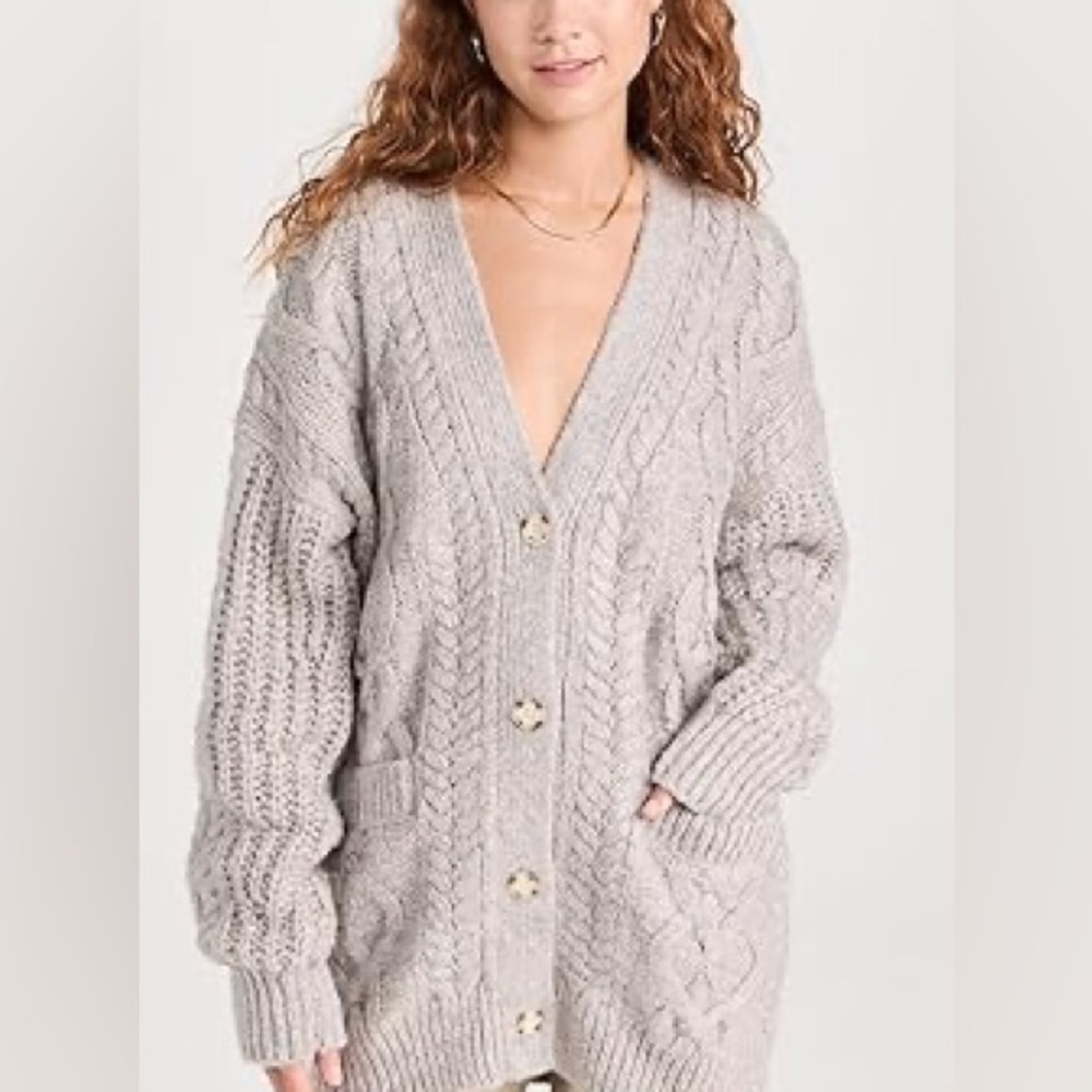 Astr Wool blend oversized cardigan